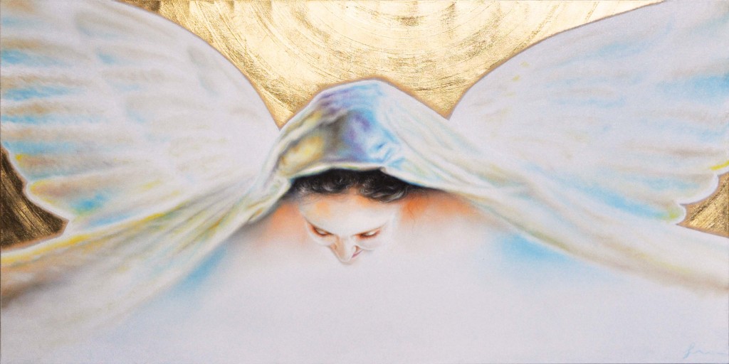 Angelo del confine di sopra - Angel of the border above | 100x50 cm 